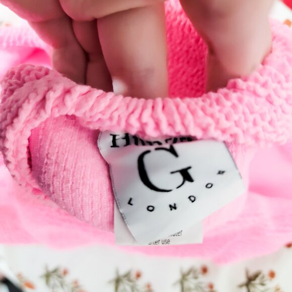 Hunza G Square Neck One Piece Swimsuit in Bubblegum Pink OS - Picture 6 of 8